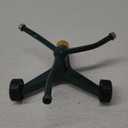 Melnor Metal Revolving Sprinkler; 3-Arm Rotary with Wheeled Base , Green , 45' - 7000