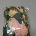 Silk Peony Fake Flowers VintageLarge Long Stem Plants for Decoration Home Decor Living Room Artificial Flowers(Pink 4PCS) (Pink 4pcs(not Include Vases))