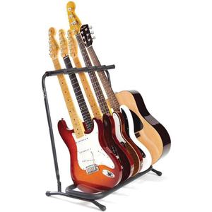Fender Multi-Guitar Folding Stand, 5-space,Black