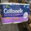 Cottonelle Ultra Comfort Toilet Paper with Cushiony CleaningRipples Texture, Strong Bath Tissue, 24 Family Mega Rolls = 108 Regular Rolls (4 Packs of 6)