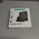 3 x SUANPOT for Samsung Galaxy A35 5G Wallet case with RFID Blocking Credit Card Holder,Flip Book PU Leather Protective Cover Women Men for Samsung A35 Phone case Black