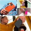 Miracase Designed for iPhone 11 Phone Case, with Screen Protector, Liquid Silicone Gel Rubber Full Body Drop Protection Shockproof Cover Phone Case for iPhone 11 6.1 inch, Black