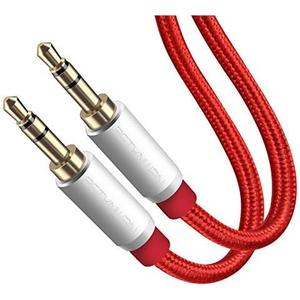 Aux Cable 30ft, Bstxnwen 3.5mm Audio Cable Nylon Braided AUX Cord 3.5mm Male to Male Stereo Audio Cable Compatible with iPhones, Fire HD Tablets, Sony/Beats Headphones, Home/Car Stereos & More