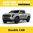 LINGVIDO Truck Seat Covers for 2016-2023 Toyota Tacoma, Waterproof Faux Leather Front Seat Covers for Trucks, Black