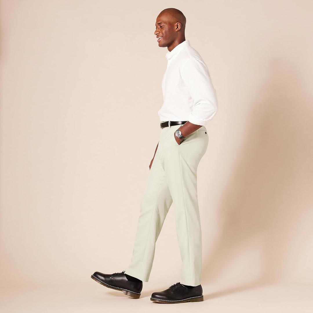 Amazon Essentials Men's Slim-Fit Flat-Front Dress Pant (40W x 34L) | Justbid Amazon Essentials Men's Slim-Fit Flat-Front Dress Pant (40W x 34L) | Justbid