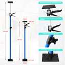 Cabinet Jack Support Pole, 45-114 Inch Adjustable Height, 154 LBS Max Load, 2-Pack with Storage Bag (Blue)