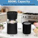 Ice Cream Maker Machine with Pre-Freeze Bowl, Rechargeable Homemade Ice Cream Maker, 20/30 Min Electric Small Ice Cream Machine for Gelato, Frozen Yogurt