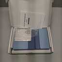 Samsers Foldable Bluetooth Keyboard with Touchpad, Full-Size Wireless Folding Keyboard with PU Leather, Portable Travel Keyboards for iOS Android Windows Mac OS, Support 3 Devices (BT5.1 x 3), Blue