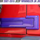 Tailgate Door Hinge Covers Trim Accessories for 2007-2018 Jeep Wrangler JK JKU & Unlimited (Purple)