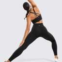CRZ YOGA Butterluxe Workout Leggings Pockets 25'' - High Waisted Gym Womens Yoga Pants Buttery Soft (Black, L)