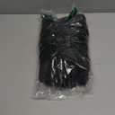 Memoriesea Women's Sexy Plunge Neckline Bodycon Ruched High Slit Party Maxi Dress Black, M