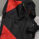 Mens Gym Bag, 55L Large Sports Duffle Bags, Workout Bags Lightweight (Black Red)