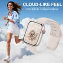 10 Pack Silicone Bands Compatible with Apple Watch 38mm 40mm 41mm 42mm 44mm 45mm 46mm 49mm Women Men, Soft Waterproof Replacement Wrist Sport Band for iWatch Series 11 10 9 8 7 6 5 4 3 2 1 SE Ultra