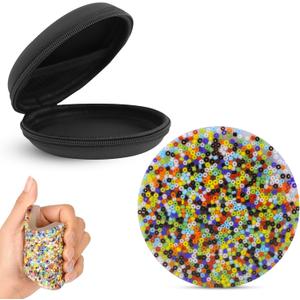 Picky Pad 1 Pack - 1 Count Fidget Toy for Skin Picking with Carrying Case - Trichotillomania Relief Portable Fidget Toy Picky Pad (1 Count Circle)