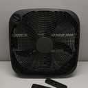 Amazon Basics 3 Speed Box Fan, Indoor Electric Fan for Home Cooling, 5 Blades, Lightweight Design, 67 Watts, 20-Inch, Black, 6.8"D x 20.86"W x 21.33"H