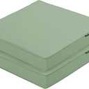 Outdoor Chair Cushions 22 x 22 Inch Water Resistant Patio Chair Cushions with Tie 3 Year Color Fastness Thick Outdoor Seat Cushion for Garden Lawn Patio Furniture Sage Green Set of 2
