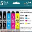 822xl Remanufactured Replacement for Epson 822XL Ink Cartridges Combo Pack 822 xl with Workforce Pro WF3820, WF3823, WF4820, WF4830, WF4833, WF4834 Printer (2 Black, Cyan, Yellow, Magenta)