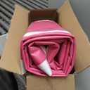 Air Mat Tumble Track, Gymnastics Mats Tumbling Track with Electric Air Pump for Home Use Cheerleading Training Kids Gym Yoga (10ftx3.3ftx4inch, Pink/Purple)