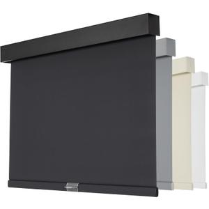 Persilux Blackout Roller Blinds for Windows, Cordless Roller Shades with Valance, Thermal Insulated Fabric Window Blinds, UV Protection Shades for Home and Bedroom (Black,25" W x 72" H)