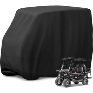 Golf Cart Cover for Universal 2/4/6 Passenger Golf Cart Covers, 156" L x 55" W x 79" H