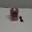 Emergency Weather Radio, 4000mAh NOAA Weather Alert Radio Solar Charging, Hand Crank & USB Charged, AM/FM with LED Flashlight, Reading Lamp, SOS Alarm, Headphone Jack for Outdoor Indoor (Red)