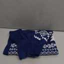 Christmas Dog Sweaters for Small Medium Large Dogs and Cats,Pet Soft Warm Holiday Outfit Girl & Boy,Pup Winter Clothes Turtleneck Double Knitting Collar for Outdoors Playing (Blue,Large)