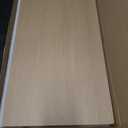 Wire Shelf Cover,KHASIM Wire Rack Covers for Pantry,PVC Wood-Look Faux Wood Shelf Liners,24x12 Inch,0.24 inch Thick for Home and Kitchen Organization (Imitation Oak Color)