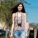 Camera Strap Rope, 40 Inch Climbing Rope Camera Neck Strap Shoulder Wrist Straps for Mirrorless Micro Single Cameras (Green)