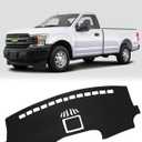 FIILINES Dash Cover for Ford F-150 F150 2015-2020, Dashboard Cover Car Accessories Sunshade Nonslip Mesh Protector No Glare (Without HUD)(Not fits for 2018 F150 Dashboard Without Speaker Center Bin)
