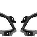 OUKANING - For Kia Optima 2014 2015 Lower Bumper Fog Light Lamp Cover Bezel Frame Trim Set Left and Right Side