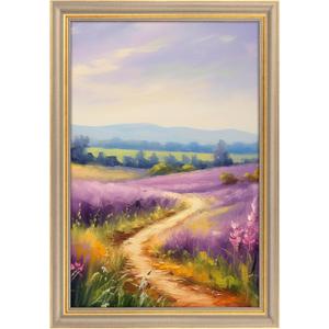 Golden State Art,12x18 Ornate Picture Frame,Real Glass Front,Champagne Gold