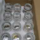 Clear Glass Bottles 6 oz - 200ml [Pack of 12] for Wine Beverages Drinks Oil Vinegar Kombucha Beer Water Soda with Cork Stopper Airtight Lid