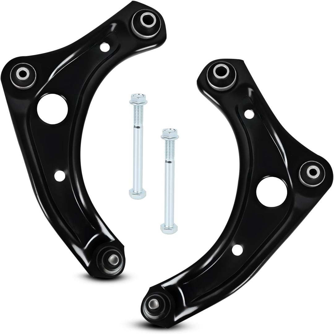 2PCS Front Lower Control Arm Fit for Nisan Versa 2013-2019, 2012 Versa Sedan(1.6L & 4-Door Sedan Only), Versa Note 2014-2019, Micra 2015-2019, with Ball Joint Replace for K621576 K621577