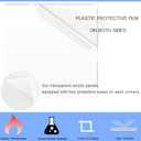 2 Pack 24x36 Inch Acrylic Sheet 1/8" Thick, Cast Acrylic Sheet, Clear Plexiglass Sheets, for Craft Projects, Display Cases, Signs, Photo Frame2, Clear, (24"36'' 3mm)