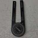 Digital Angle Finder Protractor, 7inch 200mm Angle Gauge Professional Measuring Tool, Third Generation Adjustable Angle Ruler, Quick Display for Carpentry Construction and Home Improvement