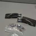 Motorcycle Mirrors Chrome, M10 Motorbike Rear View Mirror Side Accessories Irregular Shape Compatible with Harley Sportster Custom Iron 883 Road King Street Softail and Electra Glide