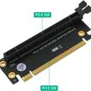 JMT PCI-Express 3.0/4.0 16x Riser Card 90 Degree High Speed Riser Card for 1U / 2U Server Case (PCI-E 4.0 for 1/2U)