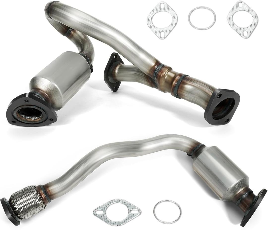 12767180 Catalytic Converter Compatible with Chevrolet Malibu 2008-2012 3.6L,Pontiac G6 2007-2009 3.6L,Saturn Aura 2007-2009 3.6L,Front Left and Right 2PCS (EPA Compliant)