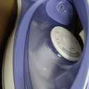 OMAIGA Cordless Iron for Clothes, 1550W 2-In-1 Cordless/Corded Steam Iron Rapid Heating, Ceramic Soleplate, 3-Way Auto-Off, Self-Cleaning, 12.85oz Water Tank Ironing Clothes for Home, Purple