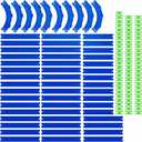 Straight & Curved Track Compatible with Hot Wheels - 58-Piece XL 1:64 Scale Raceway Set (50 Feet Total) - Includes Straights, High-Banked Curves & 70 Connectors