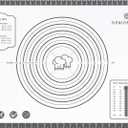 Silicone Mat, 28 x 20inch Extra Large Non-stick Pastry Baking Mat with Measurement, Resuable Thick Cookie Sheet Counter Mat, Dough Rolling Mat, Oven Liner, Fondant/Pie Crust Mat