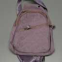 Crossbody Small Sling Backpack Sling Bag for Women, Chest Bag Daypack Crossbody for Travel Sport Running Hiking Purple