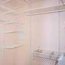 MorningRo 20 Pack 47.5" Dual Track Shelving Rail, Dual Slot Upright, White