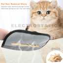 4 x 2-Piece Pet Hair Removal & Grooming Kit: Static Hair Remover Glove for Furniture, Carpet, Couch + Gentle Pet Grooming Glove for Cats & Dogs