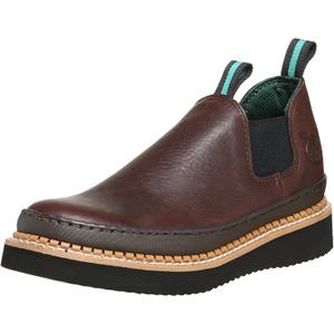 Georgia Boot Men's Giant Romeo Work Shoes (Soggy Brown, 8.5)