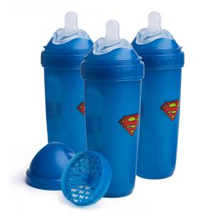 Herobility Double Anti-Colic Baby Bottles  12 fl oz/340ml  3-Pack  BPA-Free