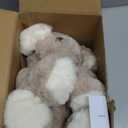 Bearington Pal Dog Stuffed Animal Plushies - 11" Realistic Dog Plush Stuffed Animals with Floppy Ears and Expressive Face - Soft Beige and Brown Lifelike Puppy Plush Toy Gift for Toddlers and Kids