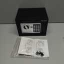 Yuanshikj Electronic Deluxe Digital Security Safe Box Key Keypad Lock Home Office Hotel Business Jewelry Gun Cash Use Storage money (BLACK)