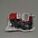 Hicarer 2 Pcs Bandana Headband for Women Retro Cute Cotton Wide Headwrap with Bows Vintage 4th of July Patriotic Custome Accessories Adjustable Rabbit Ear Bow Hairband for Women(Red and Black)