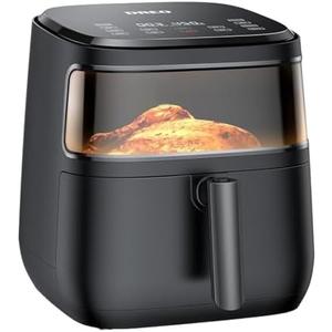 AJIEYMXD Food Essentials and family Helpers Smart Air Fryer Oil Free Electric Fryer Digital Air Fryer Oven With Visible Window 11 In 1 Smart Assistant Enjoy Life